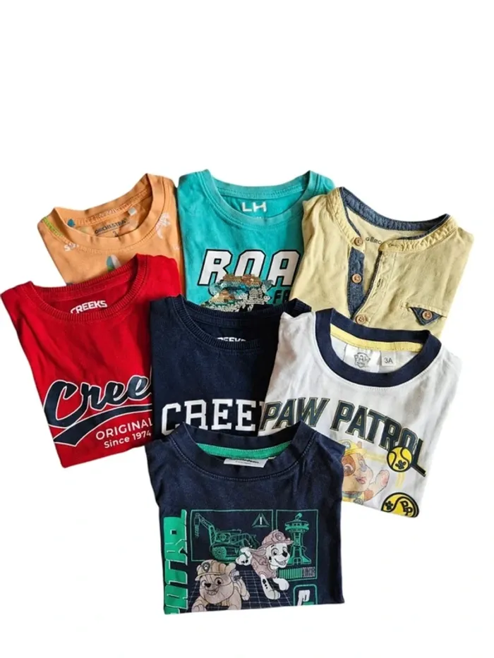 Lot de 7 Tee-shirt- 3 ans