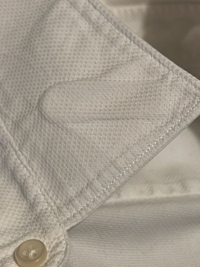 Chemise habillée blanche - Jean Chatel - T. 41 - photo numéro 5