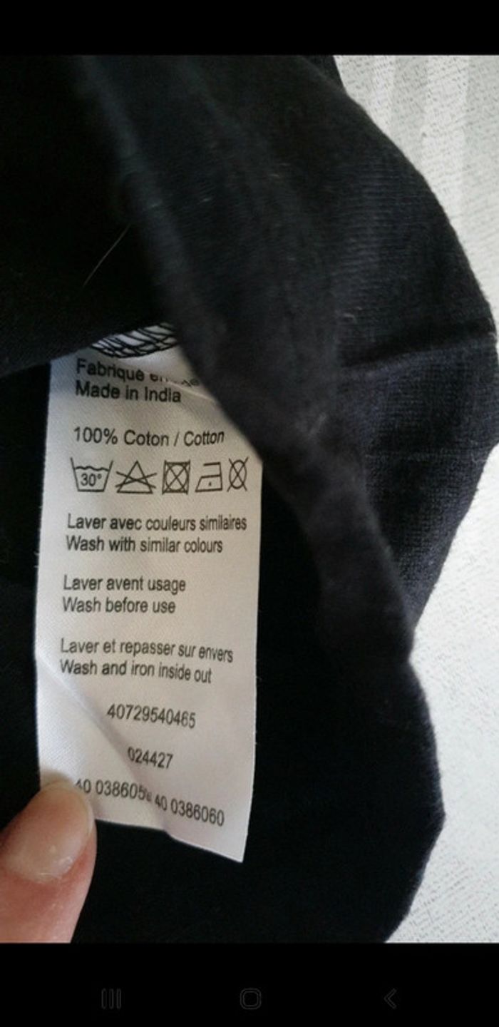 T-shirt plane noir 10 ans - photo numéro 6