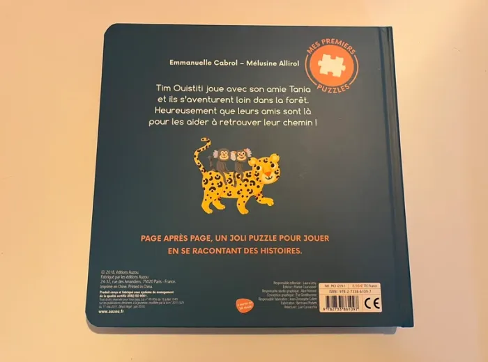 Livre Puzzle Tim Ouistiti - photo numéro 4