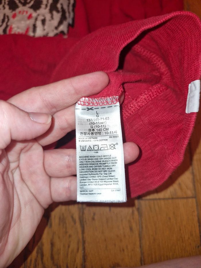 Tee shirt gap 11/12 ans - photo numéro 7