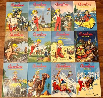 Lot de 12 albums Caroline Pierre Probst livres anciens bd années 90 vintage