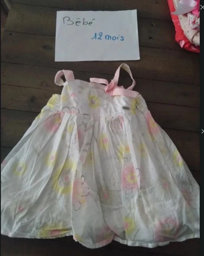 Robe été bébé fille 12 mois