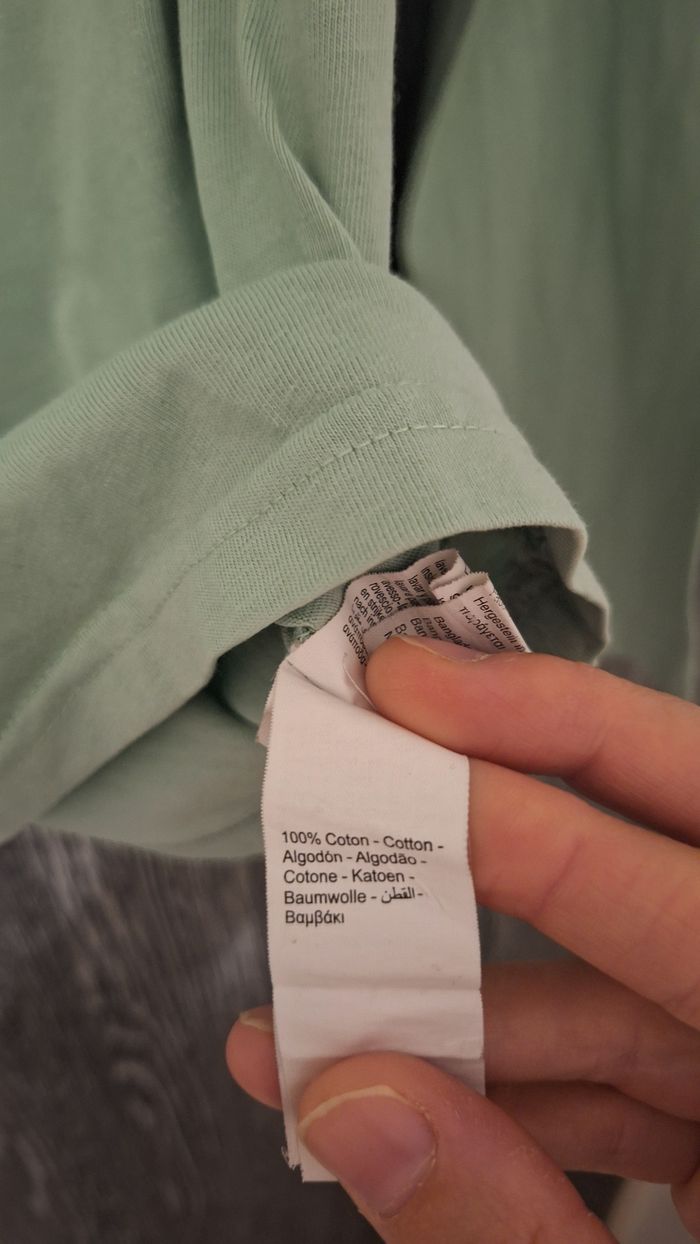 Tee-shirt manches longues vert clair imprimé gamer - photo numéro 6
