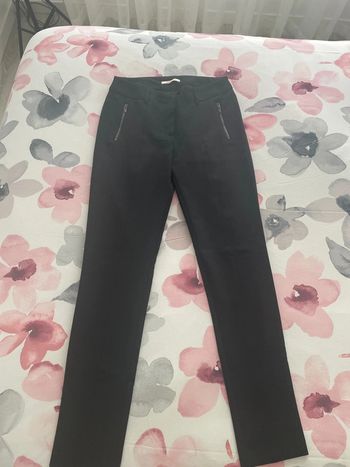 Pantalon droit noir Camaïeu