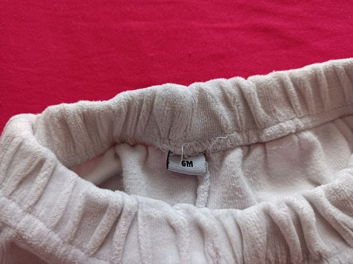 Bas de pyjama velours taille 6 mois - photo numéro 3