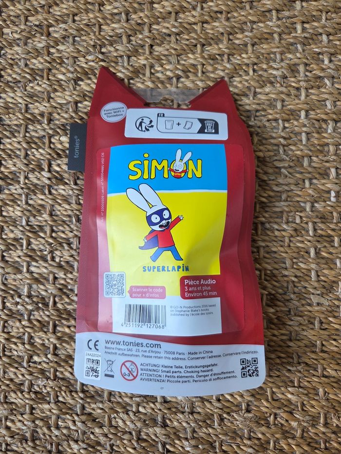 Figurine Tonie Simon Superlapin Toniebox neuve dans sachet - photo numéro 2