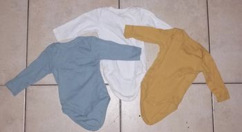 Lot de 3 bodies garçon 3 mois