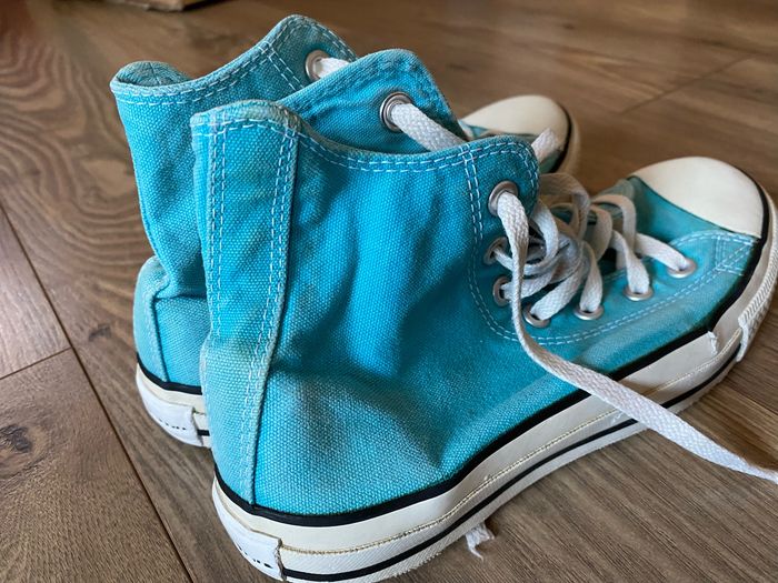 Basket converse bleu ciel t38 - photo numéro 5