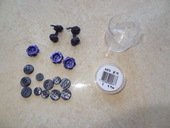 lot de boutons à coudre