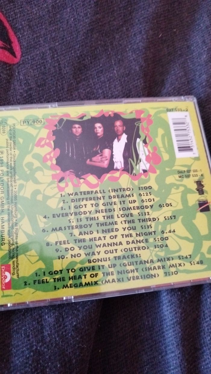 Lot CD Masterboy Different Dreams + Megamix - photo numéro 4