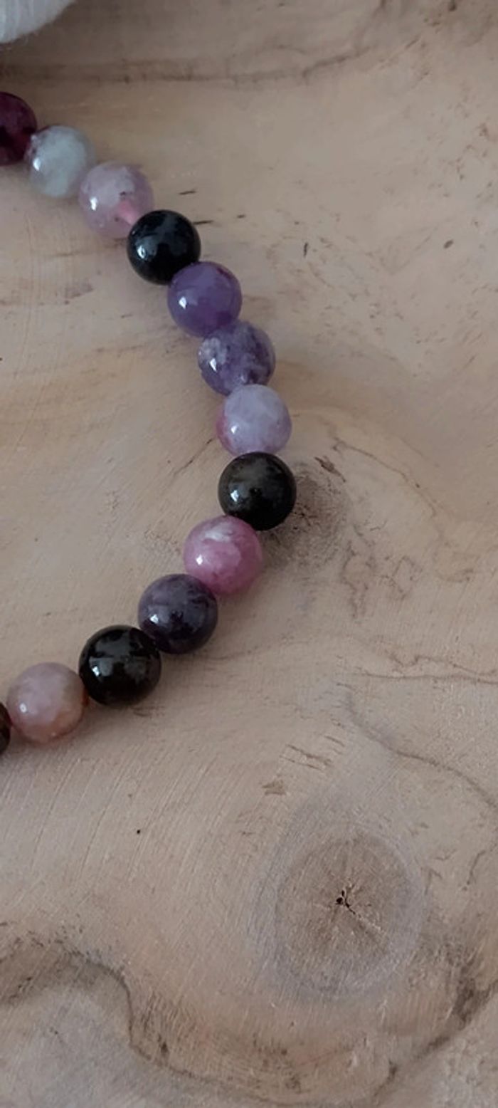 Bracelet tourmaline rose - photo numéro 4