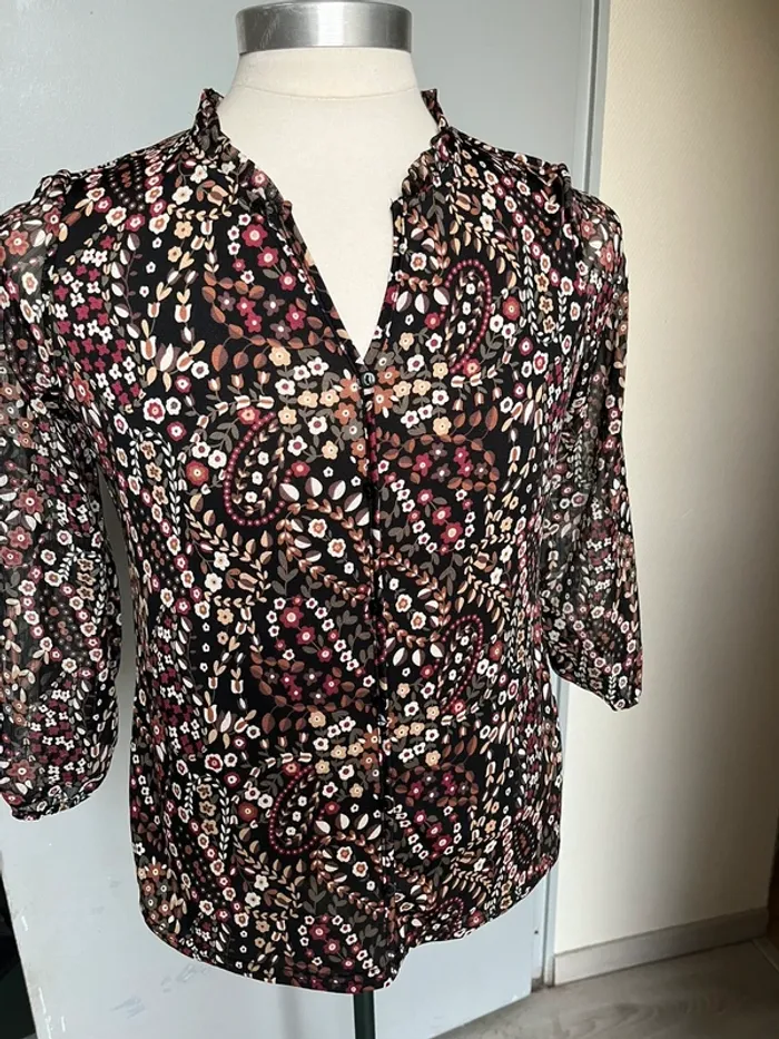 Blouse fleurie - photo numéro 2