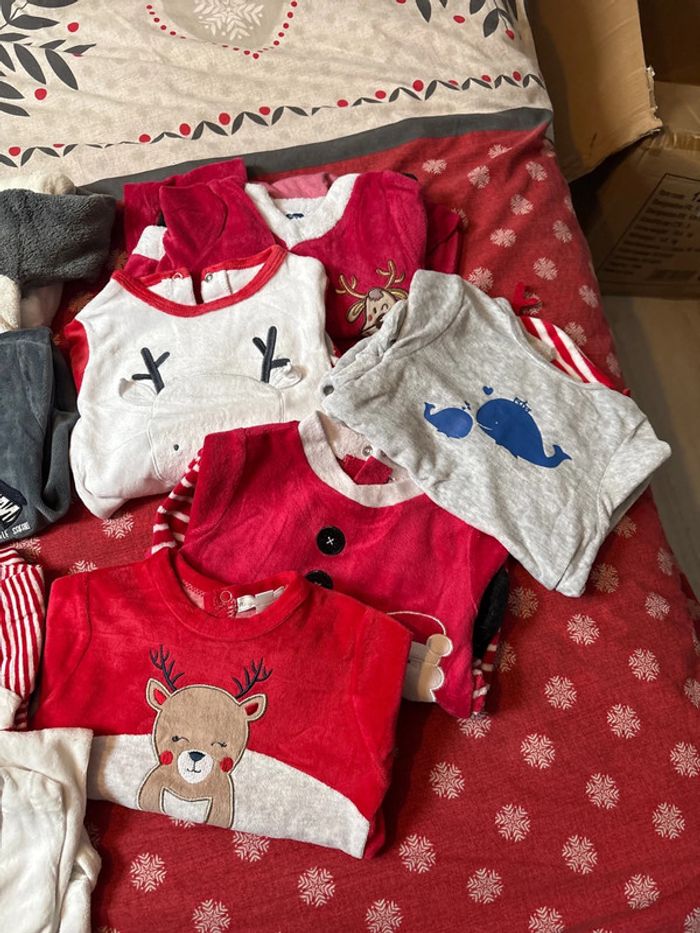 Lot pyjamas épais 12 mois - photo numéro 6