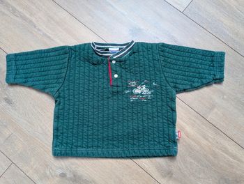 Joli sweat matelassé vintage 12 mois