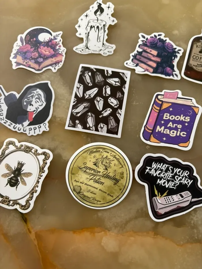 Stickers thème Wicca 10 pièces - photo numéro 3