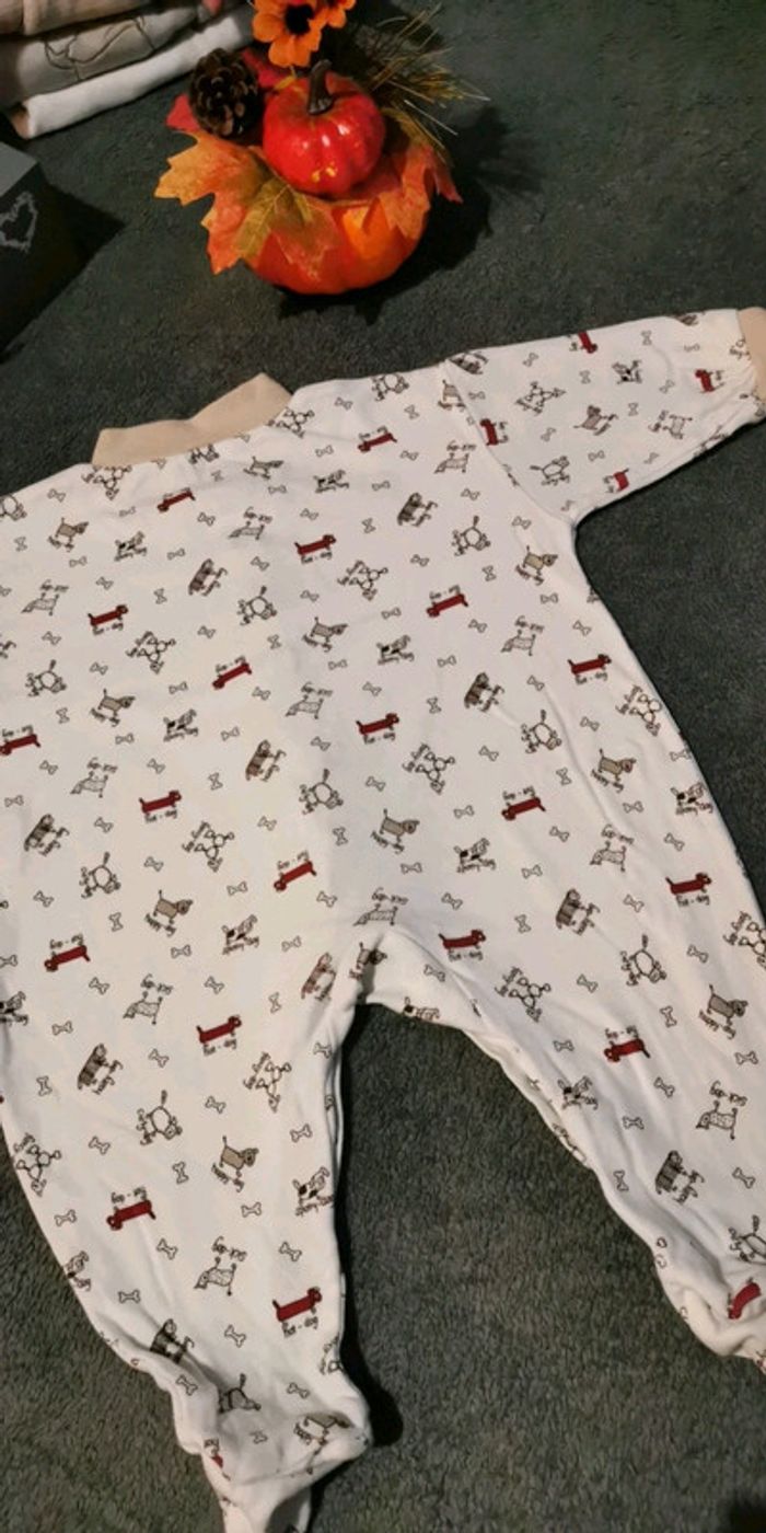 Pyjama mi saison motif chiens - photo numéro 3