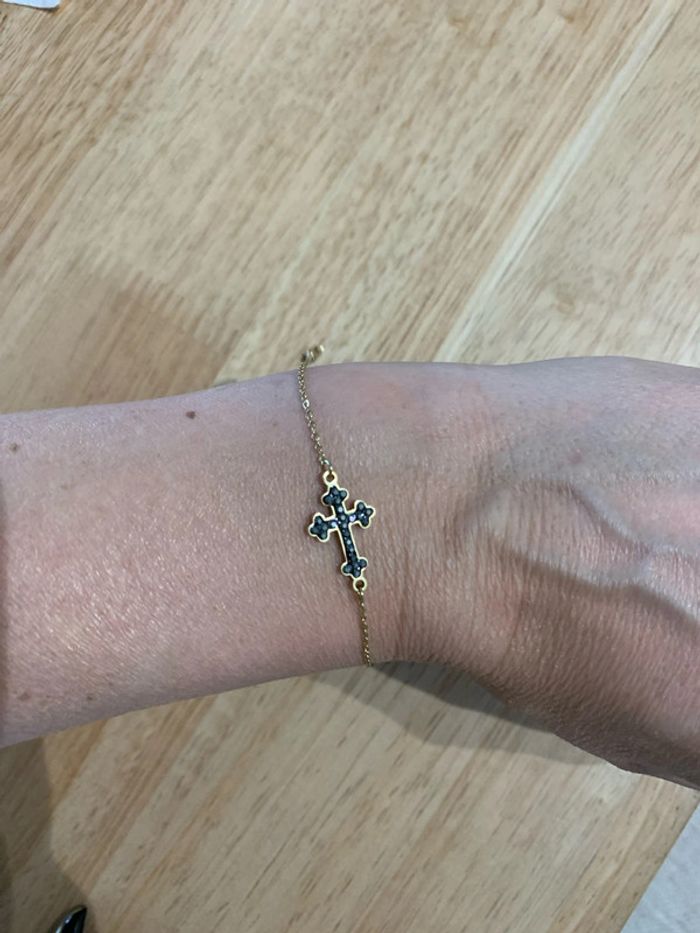 Bracelet fin croix somini