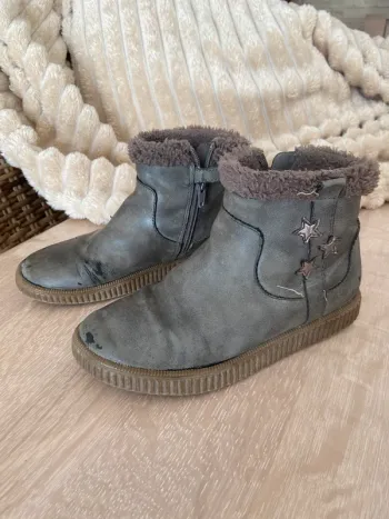 Bottines fille, fourrées, 34