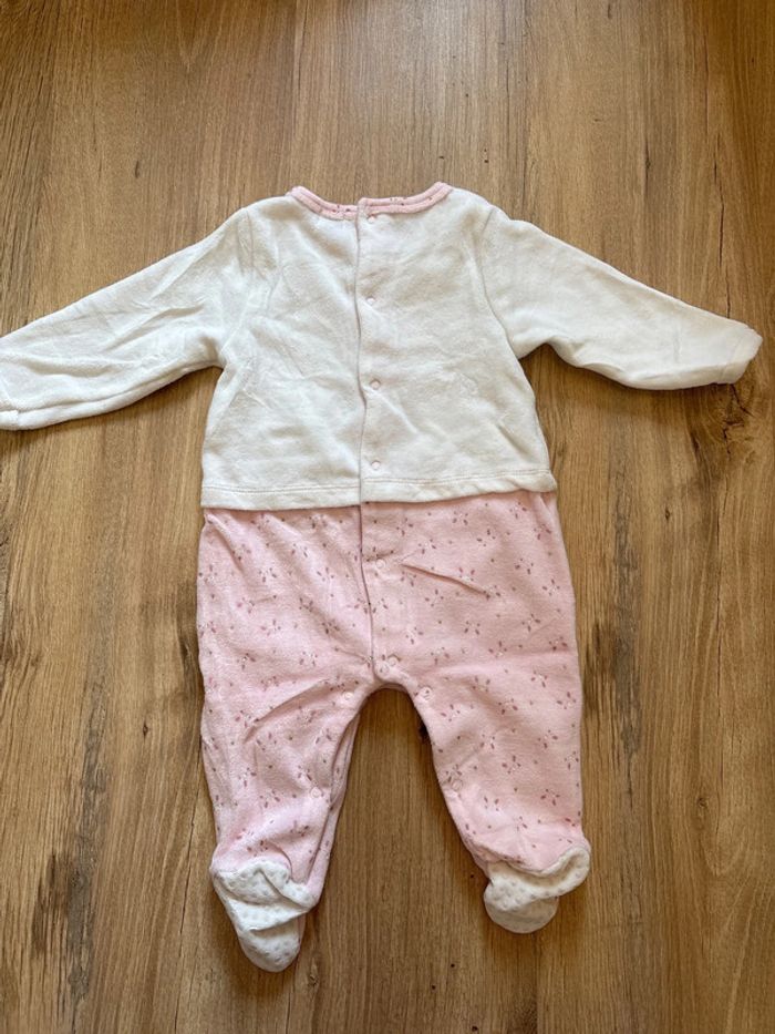 Lot 2 pyjamas velours 6 mois Mots d’enfants - photo numéro 8