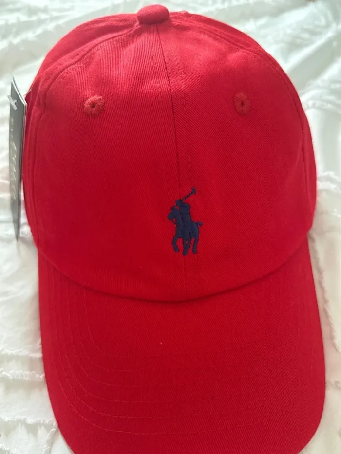 Casquette rouge polo RL - photo numéro 2