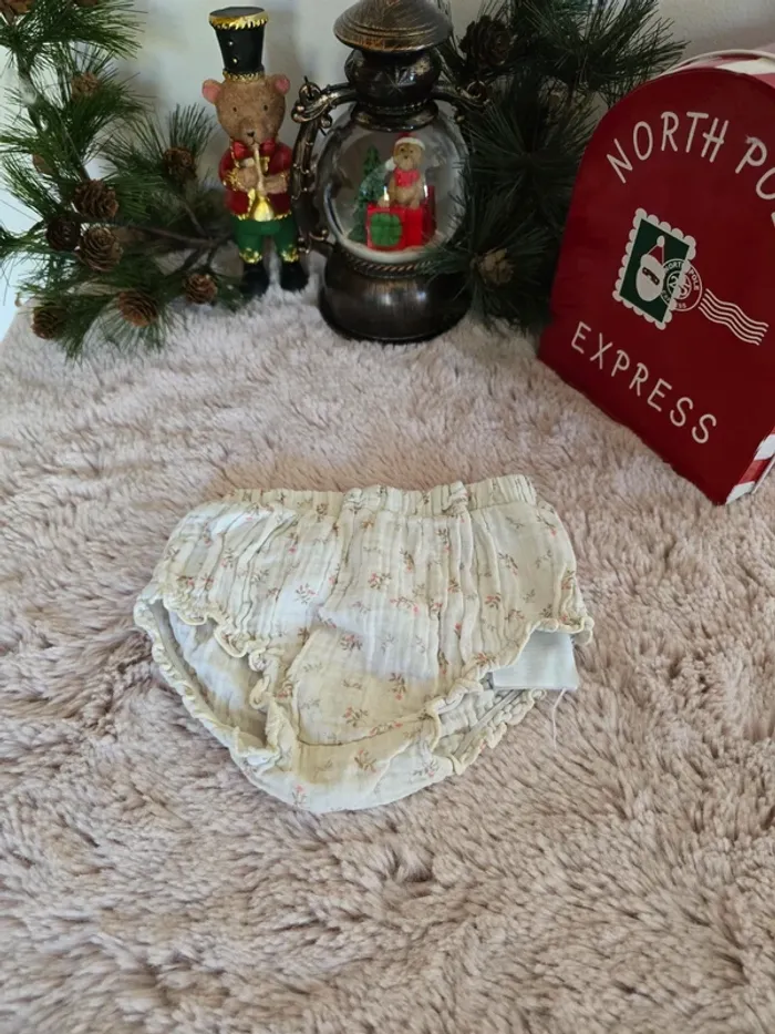 Lot de 5 bloomers bébé fille de 6 à 12 mois - photo numéro 7