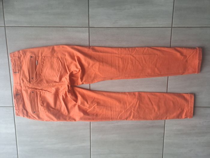 Jean Orange Elora Taille 38 - photo numéro 7
