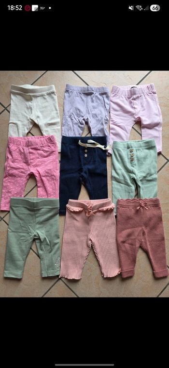 Lot leggings 3 mois