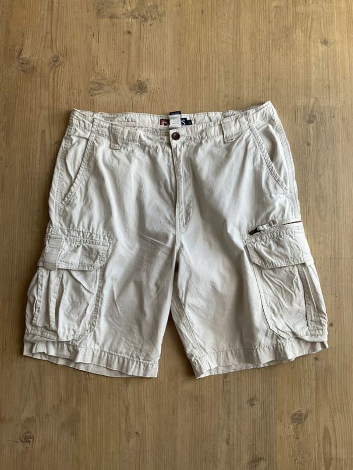 Short cargo beige crème pour homme Chaps taille W33 FR42 434