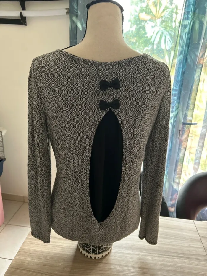 Blouse au dos transparent Paris et moin s/m - photo numéro 2
