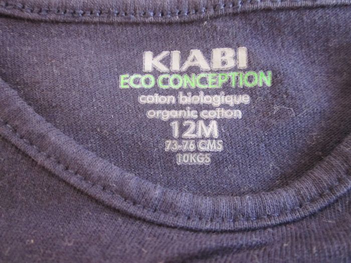 T-Shirt manches courtes bleu marine 12 mois - photo numéro 3