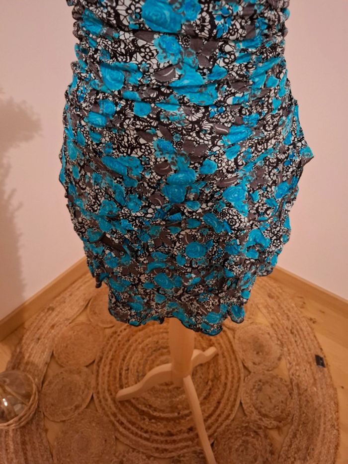 Mini robe bustier à motifs Blind Date taille XS 34 - photo numéro 4