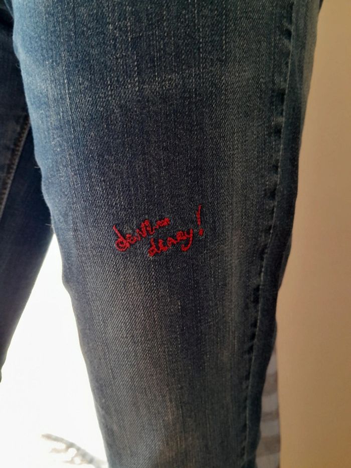 Jeans bleu Levi's taille 38 slim - photo numéro 5