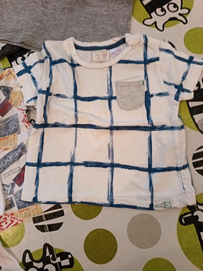 Lot de 5 tee-shirt 9/12 mois - photo numéro 6