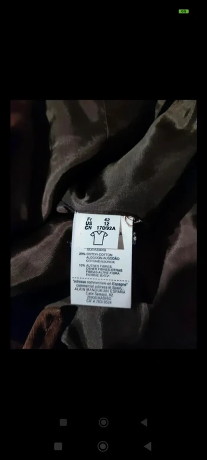 Veste Alain Manoukian T 42 - photo numéro 9
