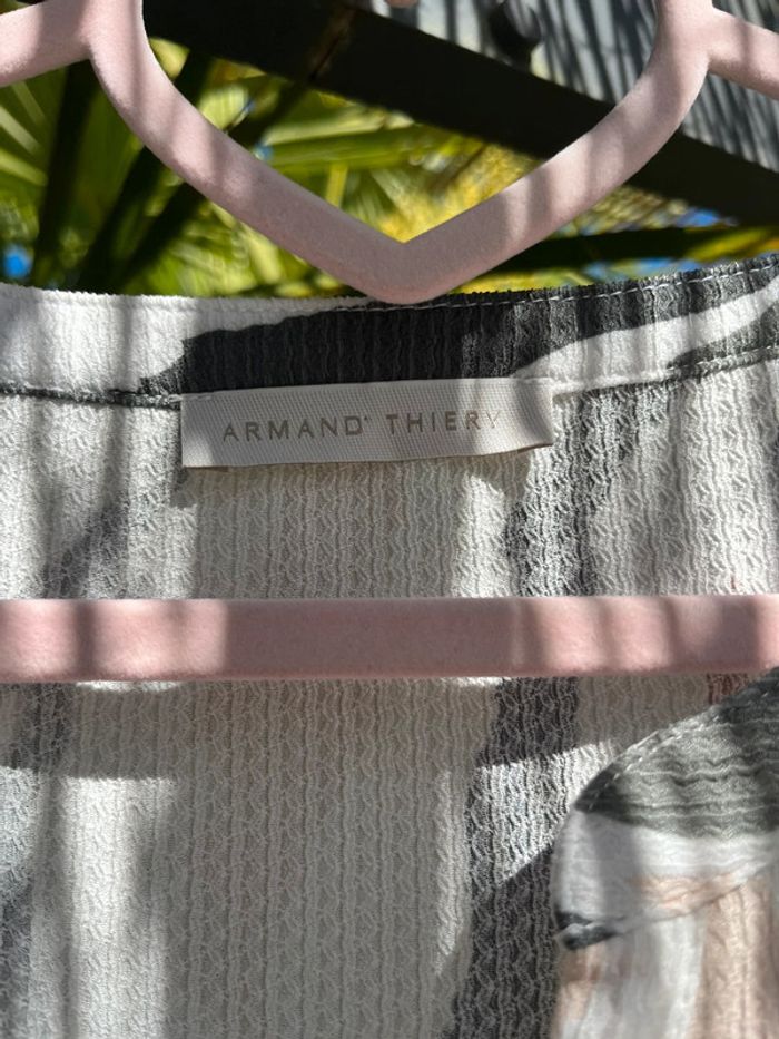 T-shirt Armand Thiery zébré 44 - photo numéro 2