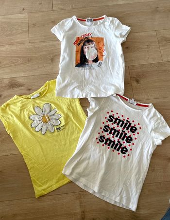 lot de 3 t shirt comme neuf bel&bo taille 140