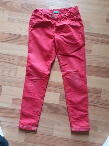 pantalon 7 à 8 ans unitéd color of beneton