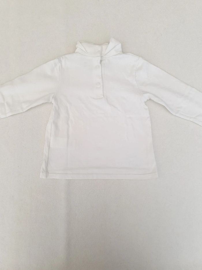 T-shirt manches longues col V 12 mois - photo numéro 3