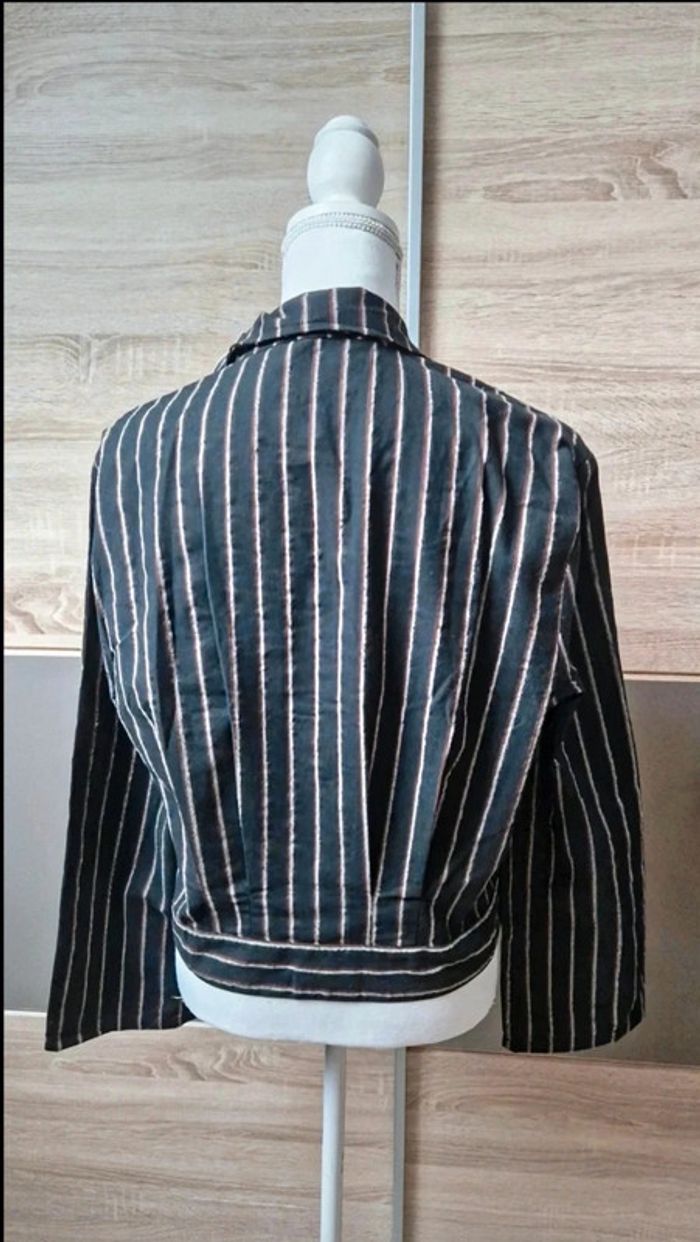 Veste à rayures. - photo numéro 2