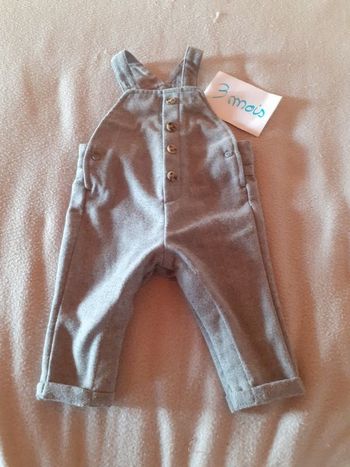 Salopette grise kiabi