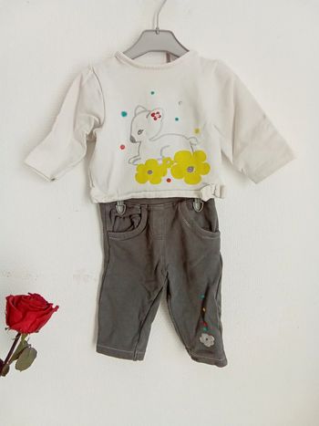 Ensemble bébé fille 9 mois