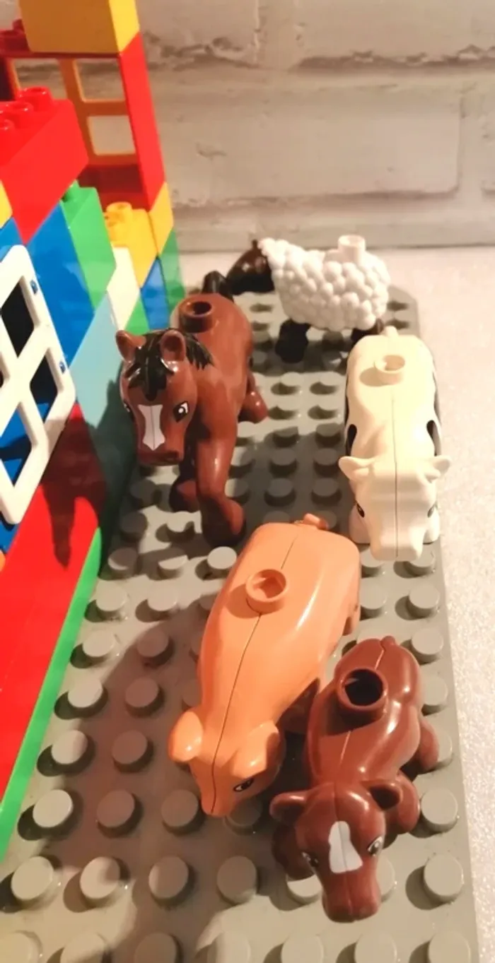 Lego duplo briques plaque figurines - photo numéro 3