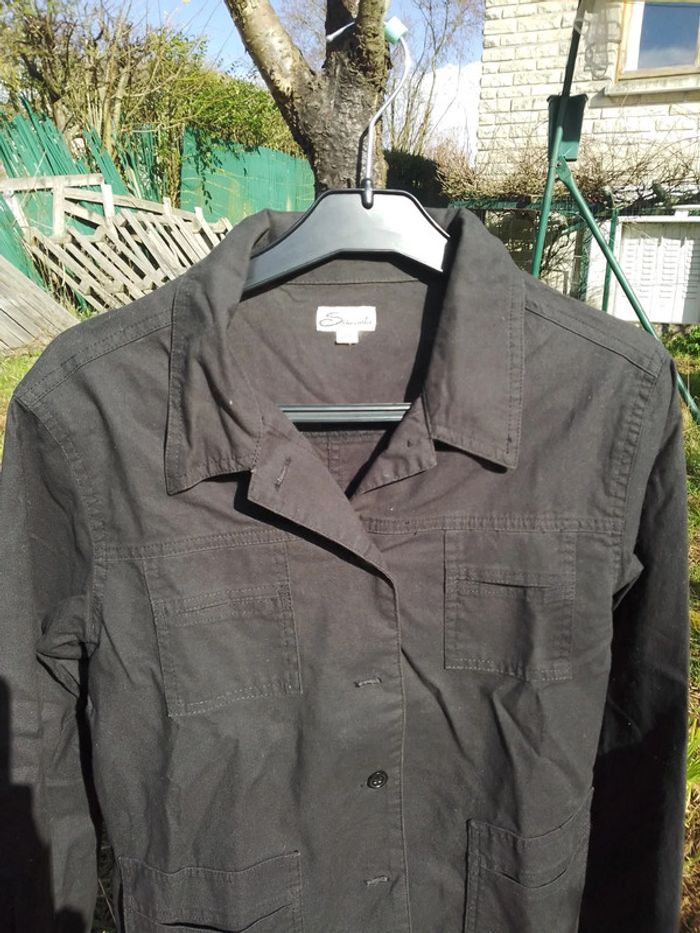 Chemise manches longues grise foncé ado - photo numéro 2