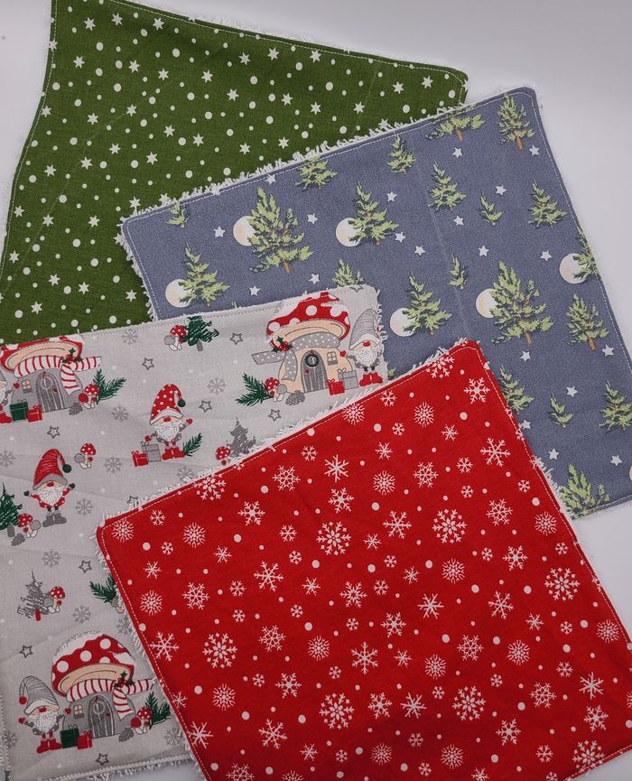 Srrviette de table noel fait main - photo numéro 2