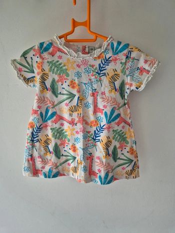 Robe d'été manche courte bébé fille 12 mois