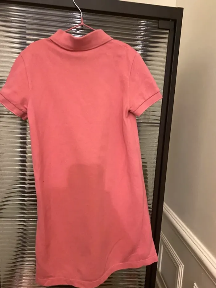 Robe polo Lacoste rose 8 ans - photo numéro 3