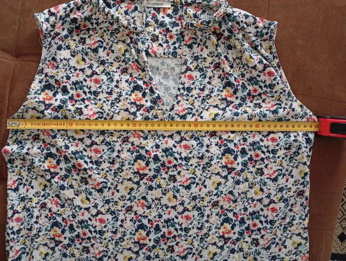 Débardeur fleuri Promod taille L - photo numéro 5