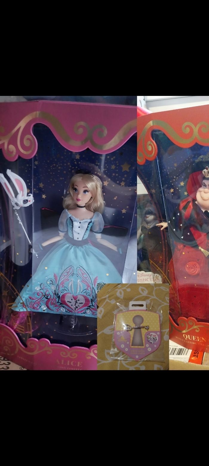 Poupées Alice et Reine de Coeur Masquerade Limited Designer Limitada - photo numéro 2