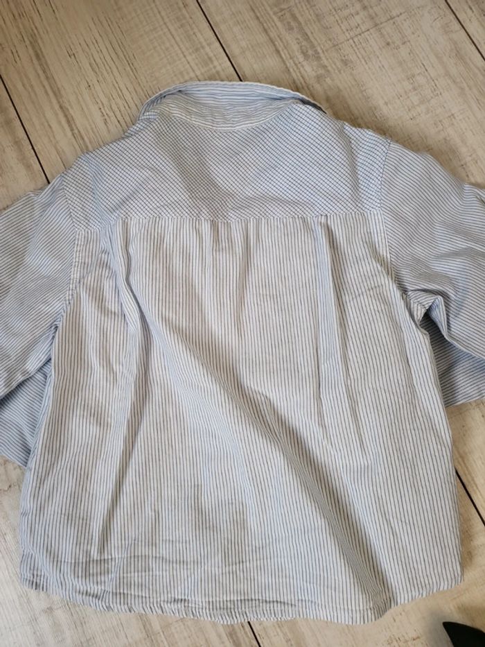 Chemise avec cravate garçon 4 ans kid kanaï peu portée - photo numéro 5